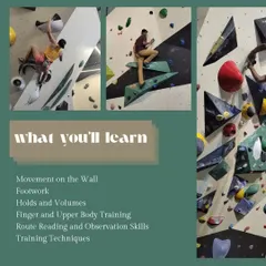Here’s a look at what you'll master in the beginner course. We cover everything from fundamental movement and footwork to finger training and route reading, giving you a solid foundation.