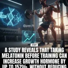 Melatonin is known for sleep, but new research suggests it may also amplify anabolic signaling. A small dose before training has been shown to increase growth hormone release without hurting performance.
