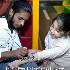 Party add-ons like temporary tattoos are always a favorite. Our artists are great with kids and offer a variety of fun designs to make them feel extra special on their big day.