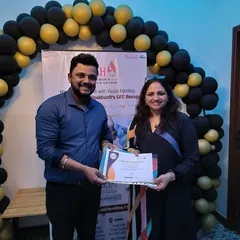 Empowering other doctors with the knowledge of GFC therapy is a passion of mine. This photo captures a moment from my workshop at the Wockhardt Institute, where we focused on facial injecting techniques for rejuvenation.