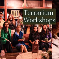 The best part of any workshop is seeing the proud smiles at the end. Here’s a wonderful group from one of our sessions, each holding the beautiful miniature garden they built themselves. This is what community and creativity look like.