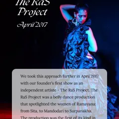 In 2017, we took our storytelling approach further with "The RaS Project," a production that spotlighted the women of the Ramayana, a first of its kind in Bangalore.
