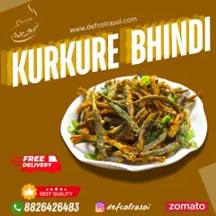 Our Kurkure Bhindi is a crispy and spicy side dish that is loved by everyone. It's a perfect example of how we make simple vegetables delicious.