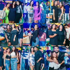 A collage capturing the fun and excitement from a Sunday Ladies Night Out. It’s a great way to end the weekend on a high note.