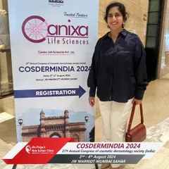 Attending COSDERMINDIA 2024 in Mumbai. These congresses are vital for staying updated on the latest advancements in cosmetic dermatology, ensuring I bring the best solutions back to my patients.