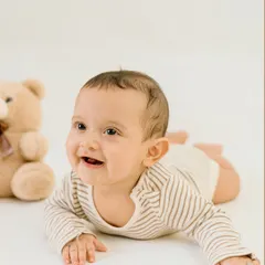 Pure joy and endless giggles! Watching this little one explore the world with such wonder is truly heartwarming.