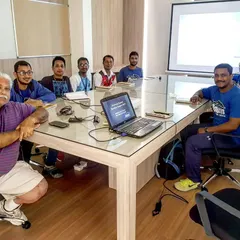 A look inside a Dolphin Aquatics coaches meeting. We are always planning and discussing how to improve our training programs to get the best results.