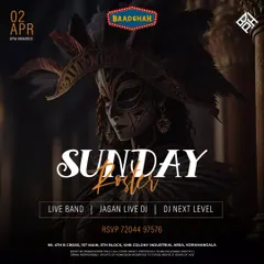 This poster is from one of my regular Sunday night gigs at Baadshah Club in Koramangala. These nights are known for being the biggest Bollywood and Punjabi parties in the area.