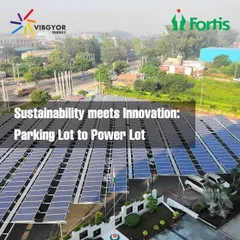 We transform underutilized spaces into power-generating assets. This solar carport system at a Fortis Hospital provides clean energy and shaded parking, showcasing our innovative engineering for the healthcare sector and our commitment to sustainable infrastructure.