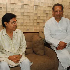 A candid photo of Jagjit Singh ji in conversation at the institute. His association with the college was a source of great pride and inspiration for my students and faculty.