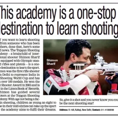 This newspaper feature captures the essence of our academy. As an international shooter myself, I built this place to be a one stop destination for anyone wanting to learn the art of sport shooting.