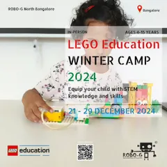 Get ready for our LEGO Education Winter Camp. This poster provides all the details for our December camp in North Bangalore, designed for kids aged 4-15.