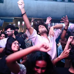 A man lost in the music, dancing with pure freedom. Creating a space where people can let go is my ultimate goal.