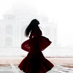 A creative silhouette shot at the Taj Mahal, taken on an Oppo phone. I use composition and mood to create artistic images that tell a story, demonstrating the camera's ability to handle challenging lighting conditions.