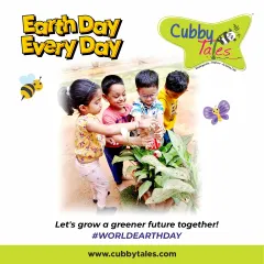 We teach our children that every day is Earth Day. On a visit to a local garden, they learned about the importance of watering plants and caring for our environment, helping to grow a greener future together.