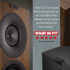 Adored by audiophiles and recognized by the industry, the KEF Q Concerto Meta receives a five-star review from What Hi-Fi?. We offer products that deliver top-class performance and exceptional value.