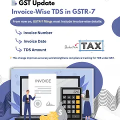 The GST portal has updated the requirements for GSTR-7 filings, which relate to TDS under GST. Now, you must include invoice-wise details like the invoice number, date, and TDS amount. This change improves accuracy, and I ensure all my clients' filings adhere to this new format for better compliance tracking.