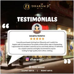 Thank you, Soumya, for your wonderful feedback. I am so glad you were happy with the quality, customer service, and timely delivery. I look forward to creating more outfits for you.