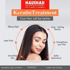 A Keratin treatment is a great option for smoother, shinier hair. This graphic breaks down the key benefits, from reducing frizz to strengthening your hair. It's a safer alternative for achieving manageable hair.