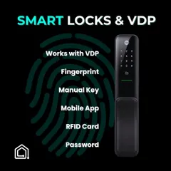 Lock it, see it, secure it. Our smart locks and video door phones (VDP) work together to keep your home secure and your mind at ease.