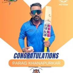 A proud moment for us as Parag Khanapurkar gets picked by the Maratha Royals in the T20 Mumbai League. His selection is a result of consistent hard work and performance.
