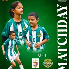 The excitement builds for the Youth Premier League. A matchday announcement for our U-11 team's big game against Ronaldo FC.