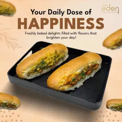 My freshly baked stuffed rolls are your daily dose of happiness. I make them with soft, sesame-topped bread and fill them with delicious options that are perfect for a quick, satisfying bite.