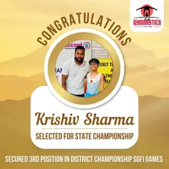 Congratulations to my student Krishiv Sharma for securing third place in the District Championship SGFI Games. His hard work has earned him a spot in the State Championship.