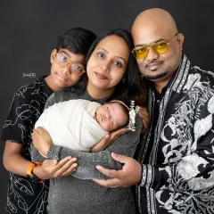 A beautiful portrait of the whole family together. Capturing these first family photos with a new baby is one of the most special parts of my job.