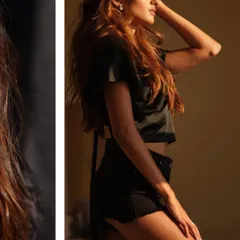 This series with Amira Noor shows how we can create three distinct moods with just one look. By changing the lighting and direction, we can deliver a versatile set of images from a single session.