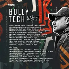 Here is the full 20-song tracklist for Bollytech Mashup Pack Vol 1. It includes Bollytech versions of classics like 'Ho Gaya Hai Tujhko' and Afro House takes on tracks like 'Hawaa Hawaa'.