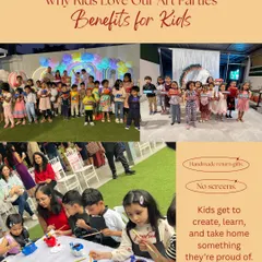 Why do kids love our parties? Because they get to create, learn, and take home something they are genuinely proud of. We offer a fun, screen-free environment where their imagination can run wild.