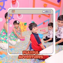 Playful adventures await in our colorful foam and ball pit. It's a safe and fun space for kids to dive in, play, and let their imaginations run wild with their friends.