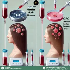 We offer both PRP and the more advanced GFC hair treatments. This guide explains the core difference, showing how we process your blood to concentrate growth factors that stimulate hair follicles and reduce hair fall.
