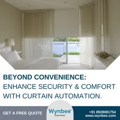 Curtain automation goes beyond convenience. It enhances your home's security by making it look occupied when you're away and improves comfort by letting you control sunlight and privacy effortlessly.