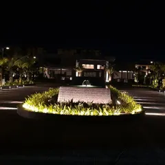 At the entrance to the Silver Oak housing project, I combined landscape and architectural lighting to create a grand sense of arrival. Uplights highlight the palm trees while focused beams illuminate the central water feature and pathways.