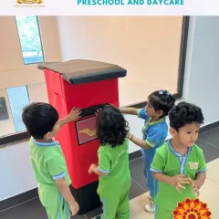 Celebrating the special bond of Raksha Bandhan. Our children learned about the significance of this festival by making their own rakhis and posting them in our special letterbox.
