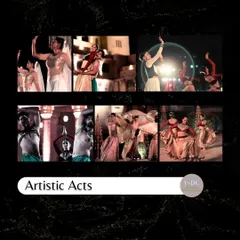 This graphic explains the different types of artistic acts I can incorporate into your wedding. From classical dance forms to contemporary performances, I work with a wide range of professional artists to elevate your sangeet or entry.