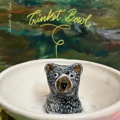 A bear-y special spot for your precious little things. This bowl features a Himalayan black bear, inspired by the wildlife of the mountains I love.