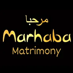 This is the logo for Marhaba Matrimony. 'Marhaba' means 'welcome,' and I welcome everyone looking for an honest, dowry-free Muslim matrimonial service.
