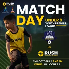 Our Under 9 team is ready for their Youth Premier League match. We believe competitive experience from a young age is vital for player development and building a winning mentality.