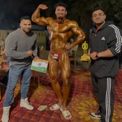 One more gold for Team Ashish. My athlete Sourav looking incredible after his win. This is the result of a perfectly executed competition prep.