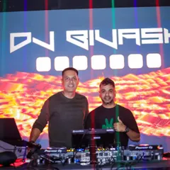 Here I am sharing the deck with my friend and fellow artist, DJ Bivash. Back-to-back DJ sets are a great way to bring diverse styles and keep the energy high all night.