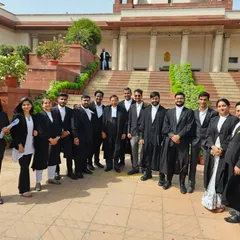 A moment of victory with the team at the Supreme Court, celebrating the election of Dr. Adish C. Aggarwala as the new President of the Supreme Court Bar Association.
