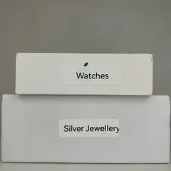 Don't throw away those sturdy delivery boxes. With a simple label, they can be repurposed into excellent storage for items like watches or jewelry, helping you recycle and organize at the same time.
