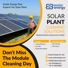 Our team provides professional cleaning solutions for solar plants of all sizes. We work during the best times, early morning or after sunset, to avoid thermal shock and safely maximize your panel's energy absorption.