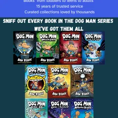 Dog Man fans, rejoice! We have the complete, action-packed, and laugh-out-loud funny series by Dav Pilkey. Let your kids dive into the hilarious world of this part-dog, part-man police hero without having to buy a single book.
