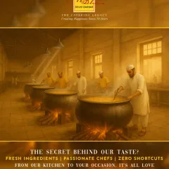 The secret to our taste lies in our process. We use fresh ingredients, traditional cooking methods with large cauldrons over open flames, and the passion of our experienced chefs to deliver authentic flavor in every bulk order.