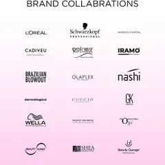 I believe in using only professional-grade products for the best results. This is a look at some of the world-class brands I trust and use in my services, including Dermalogica for skin and L'Oréal, Schwarzkopf, and Olaplex for hair.