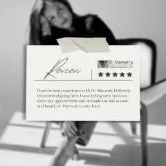 I was pleased to receive this review, as my goal is to ensure every patient feels heard and at ease. A proper consultation is the foundation of any successful treatment, and I am committed to providing a kind and professional experience.
